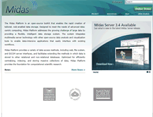 Tablet Screenshot of midasplatform.org